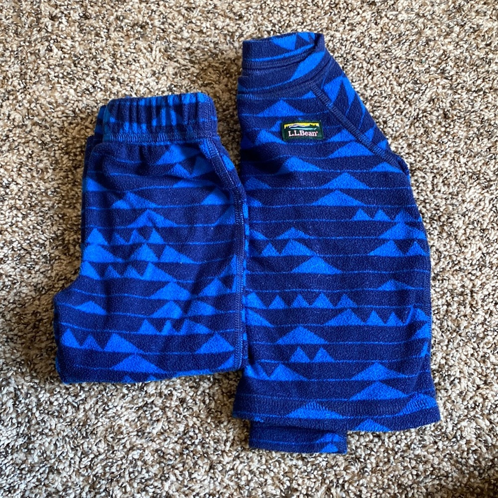 Kids LL Bean Fleece Set Shirt and Pants